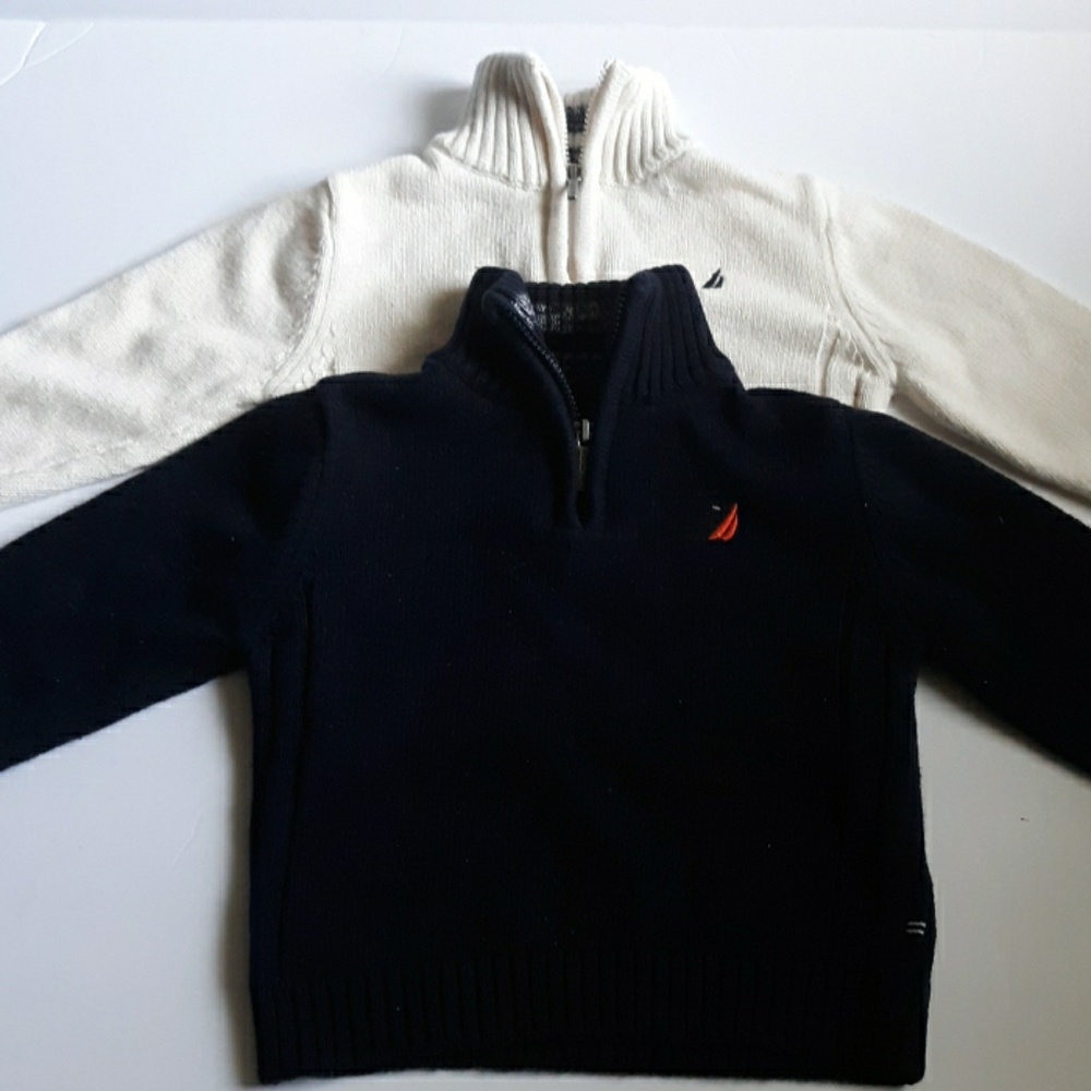 Set of 2 Nautica Quarter Zip Sweaters